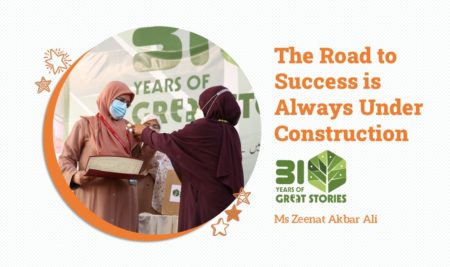 The Road to Success is Always Under Construction by Ms Zeenat Akbar Ali