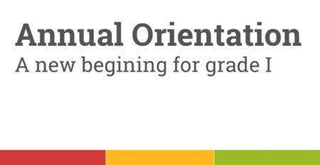 A New Beginning Grade I Orientation Featured Image A New Beginning Grade I Orientation Featured Image